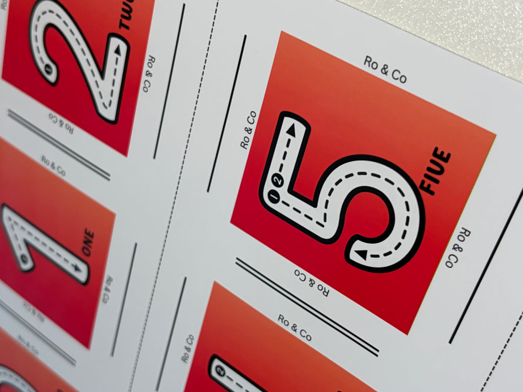 2x2 Numbers 0–10 Learning Magnets