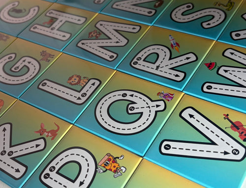 2x2 Uppercase Alphabet Magnets (A–Z)