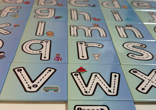 2x2 Lowercase Alphabet Magnets (A–Z)