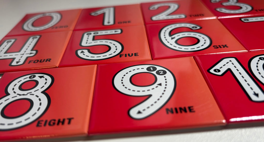 2x2 Numbers 0–10 Learning Magnets